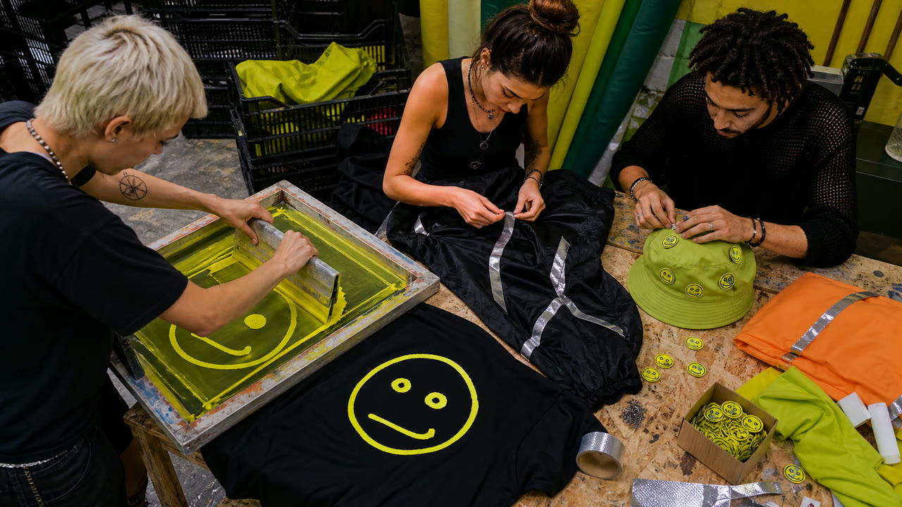 Acid House Fashion — KI-generierte Interpretation 2
