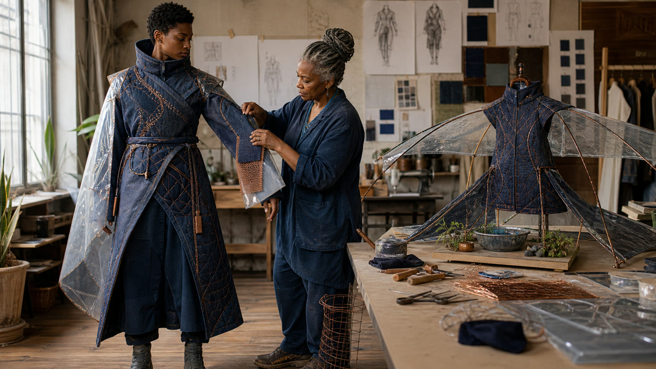 Afrofuturist Fashion — AI가 생성한 해석 이미지 2