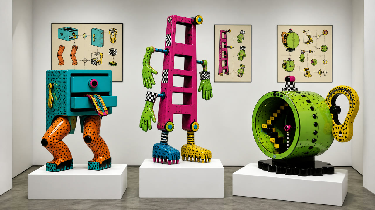 Chicago Imagists — AI 生成的诠释图像 3
