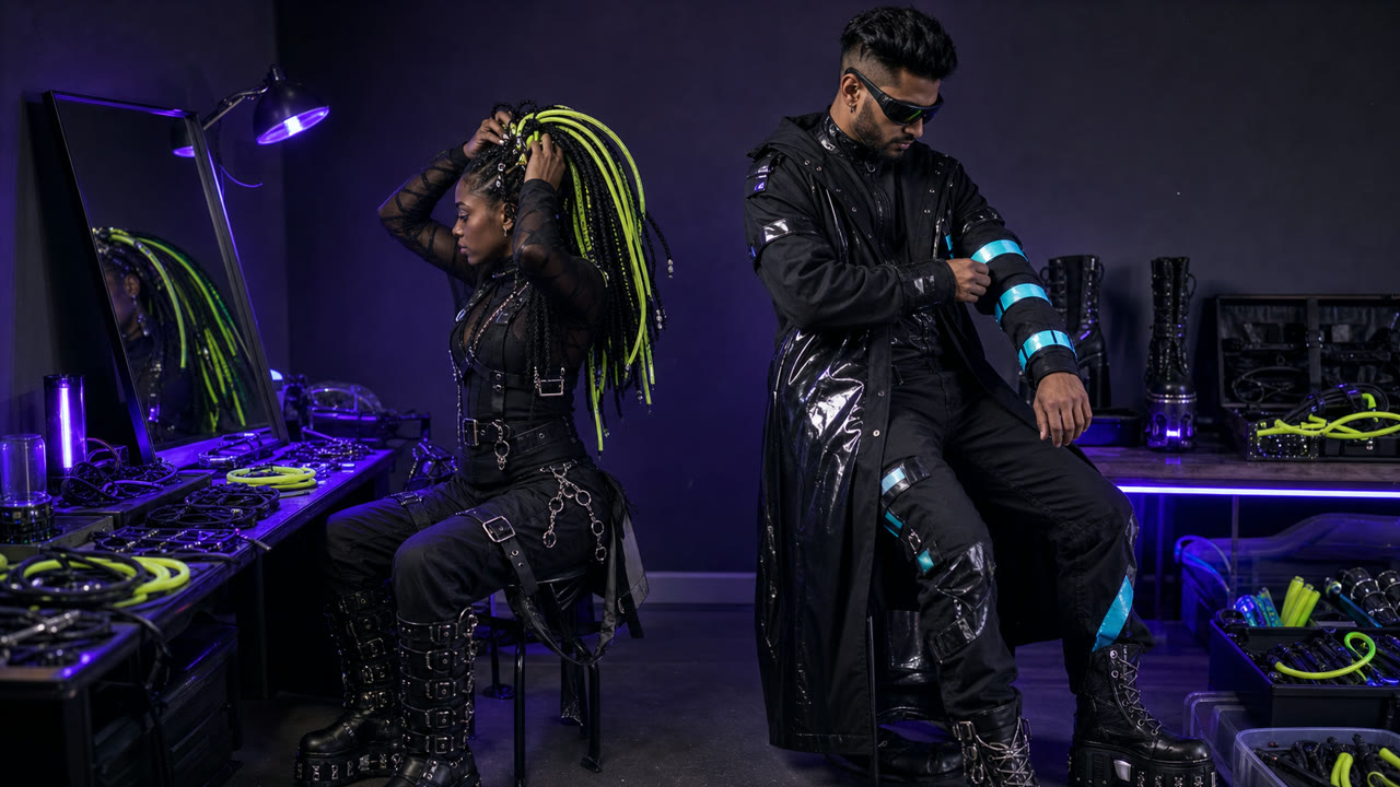 Cybergoth — AI生成の解釈イメージ 2