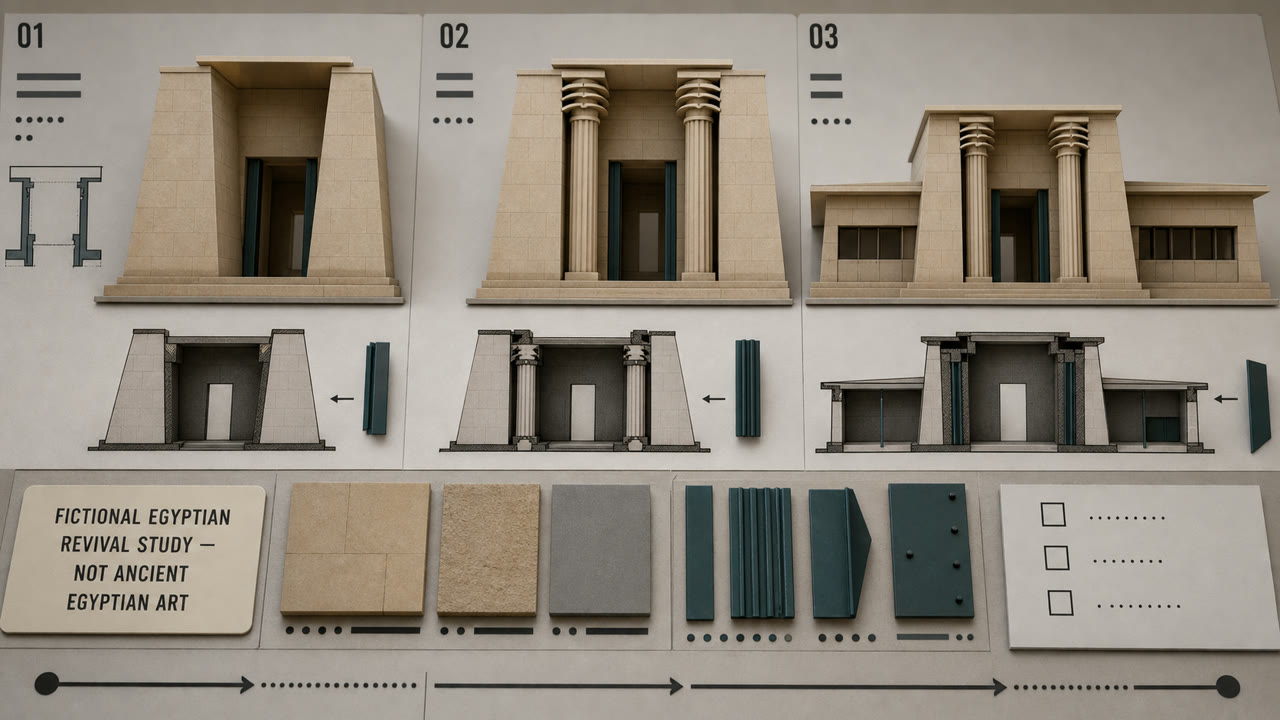 Egyptian Revival — AI 生成的诠释图像 2