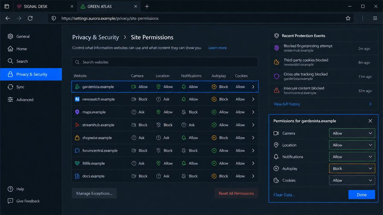 Firefox Photon — AI-generated interpretation 3