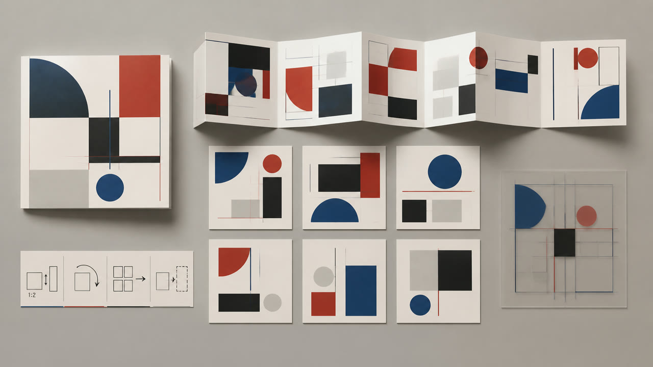 Geometric Abstraction — AI 生成的诠释图像 2