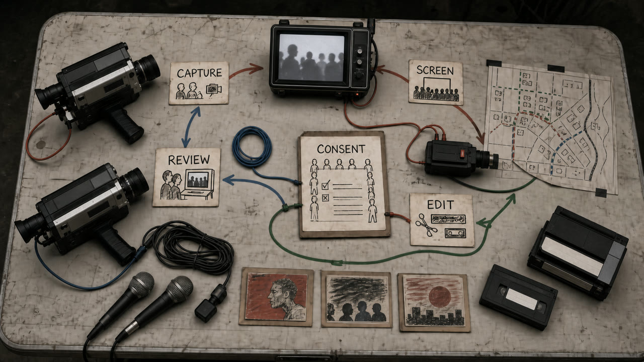 Guerrilla Television — interpretación generada por IA 2