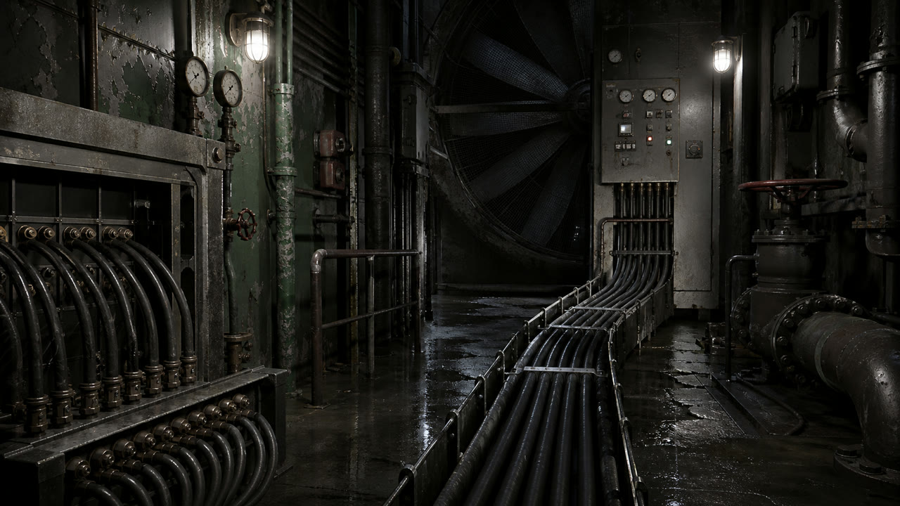 Industrial Gothic — AI-generated interpretation 3