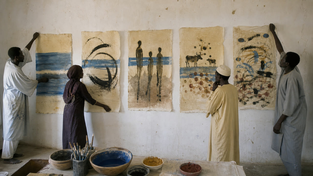 Khartoum School — AI-generated interpretation 3