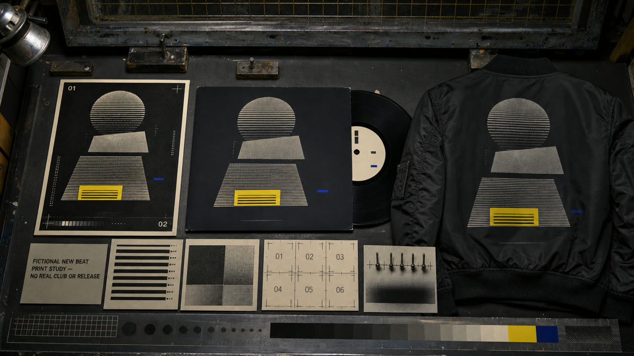 Belgian New Beat Graphics — KI-generierte Interpretation 2