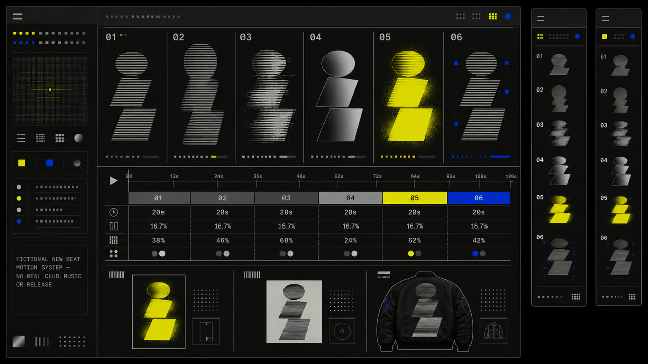 Belgian New Beat Graphics — KI-generierte Interpretation 3