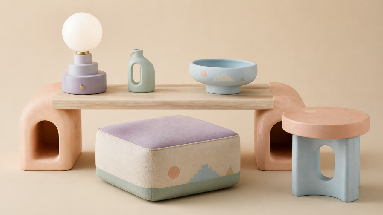 Pastel Southwestern — AI生成の解釈イメージ 2