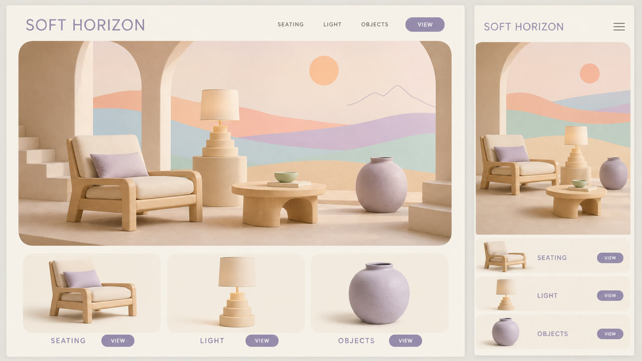 Pastel Southwestern — AI生成の解釈イメージ 3