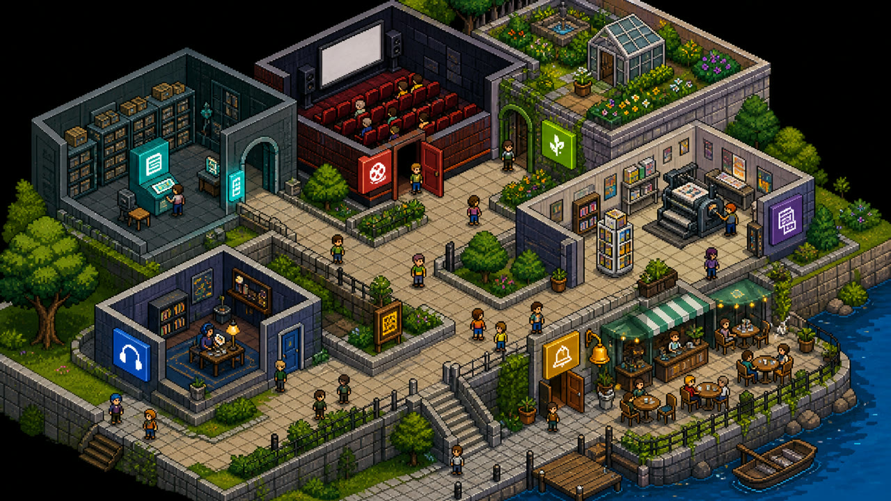 Pixelscape — KI-generierte Interpretation 2