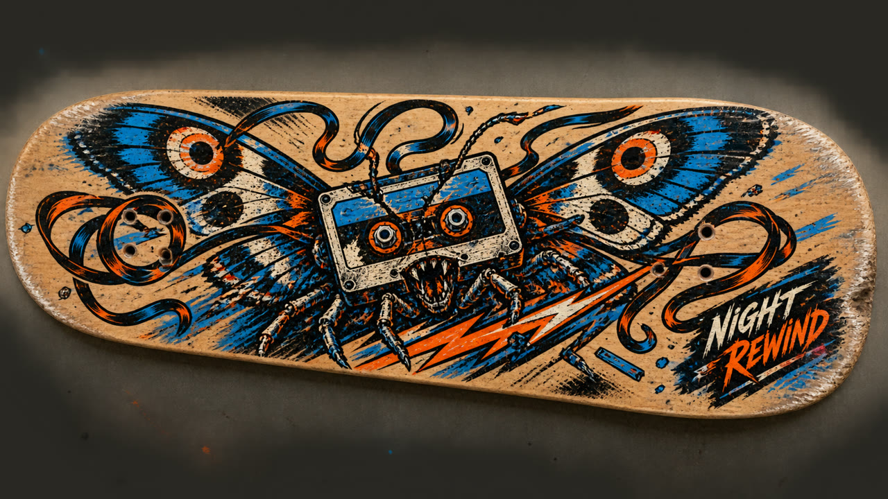 Powell Peralta Deck Graphics — AI-generated interpretation 2