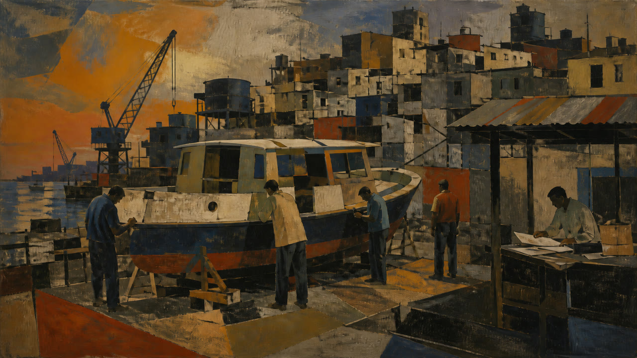 Progressive Artists' Group — interpretación generada por IA 2
