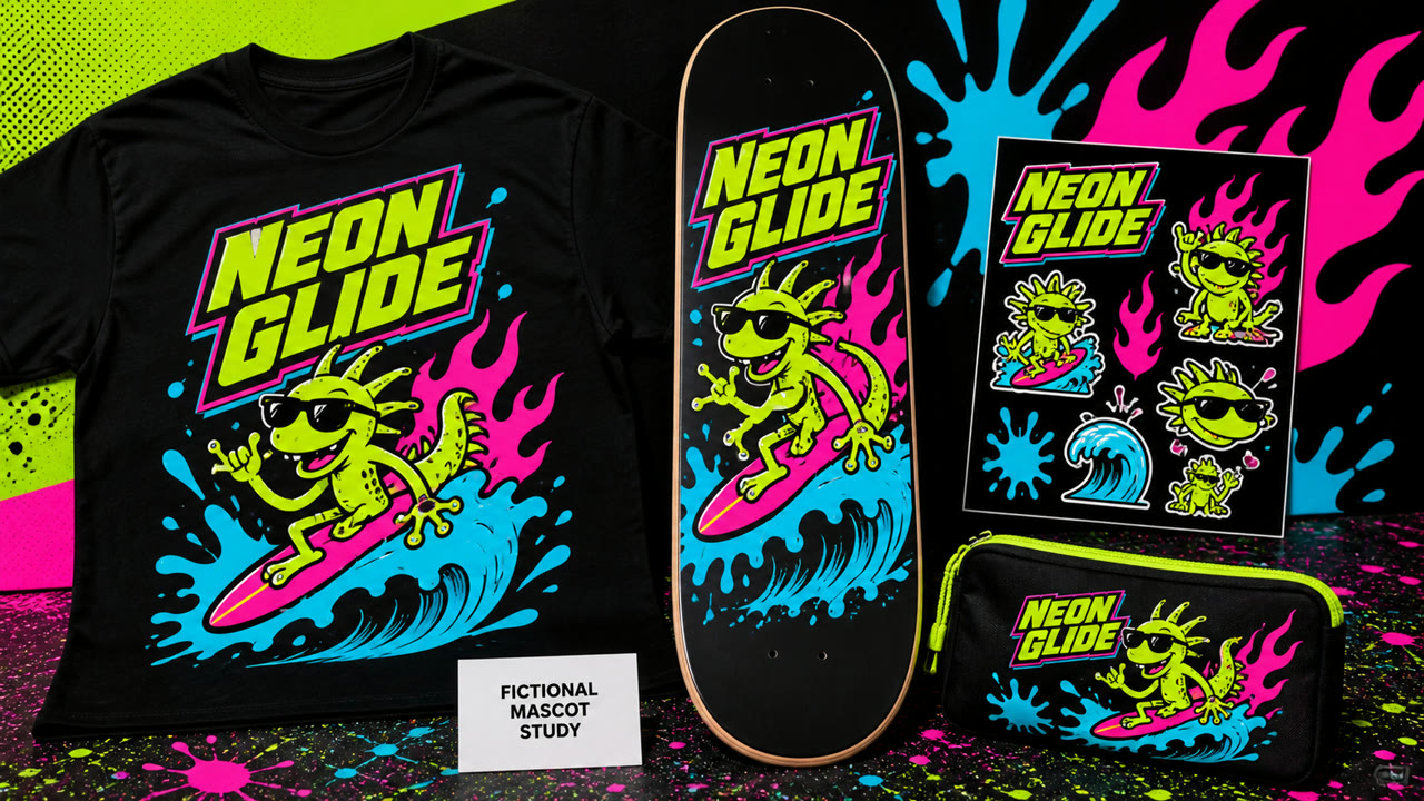 Rad Dog / Neon Surf — interpretación generada por IA 2