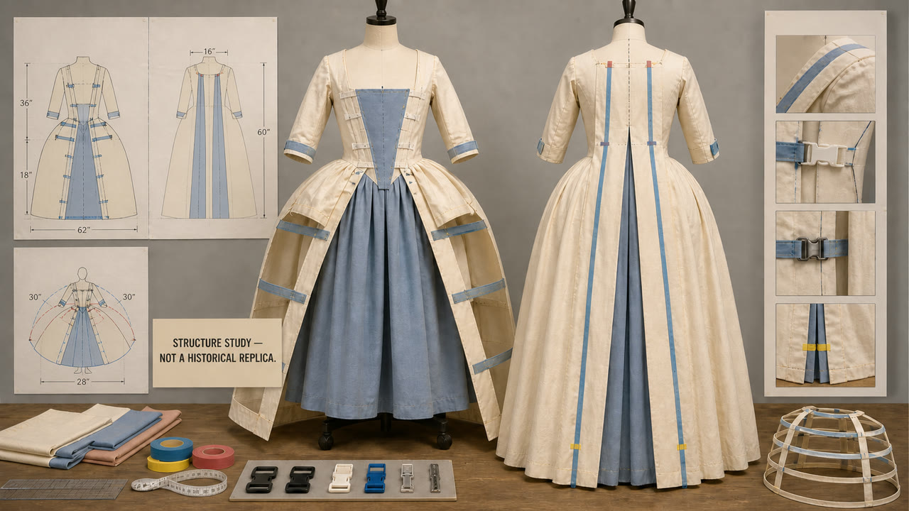 Robe à la Française — AI生成の解釈イメージ 2