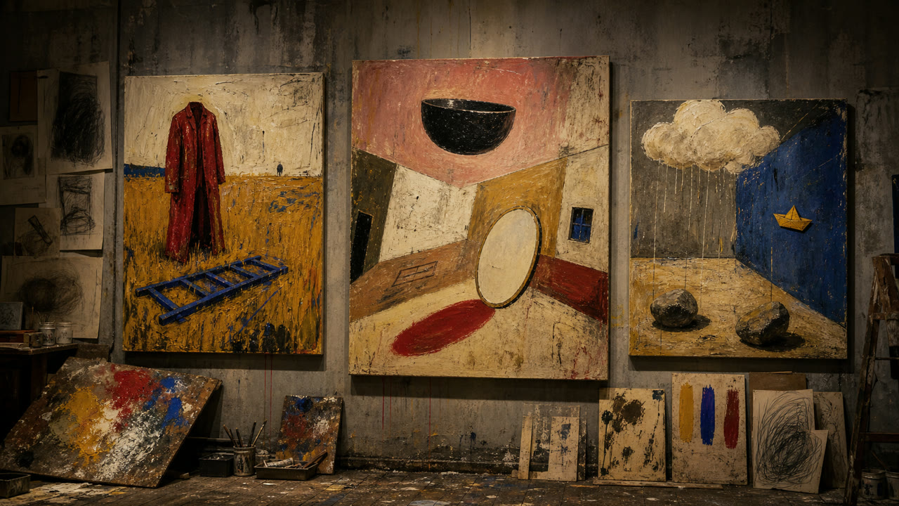 Transavantgarde — AI-generated interpretation 3