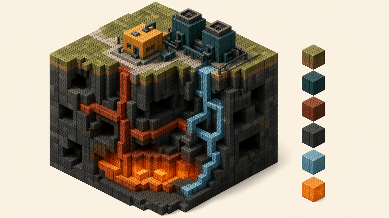 Voxel Art — AI生成の解釈イメージ 2