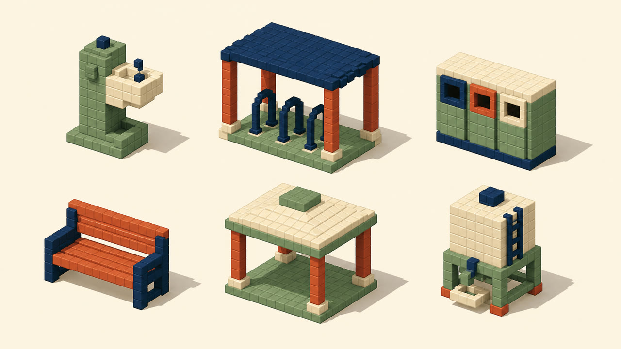 Voxel Art — AI生成の解釈イメージ 3
