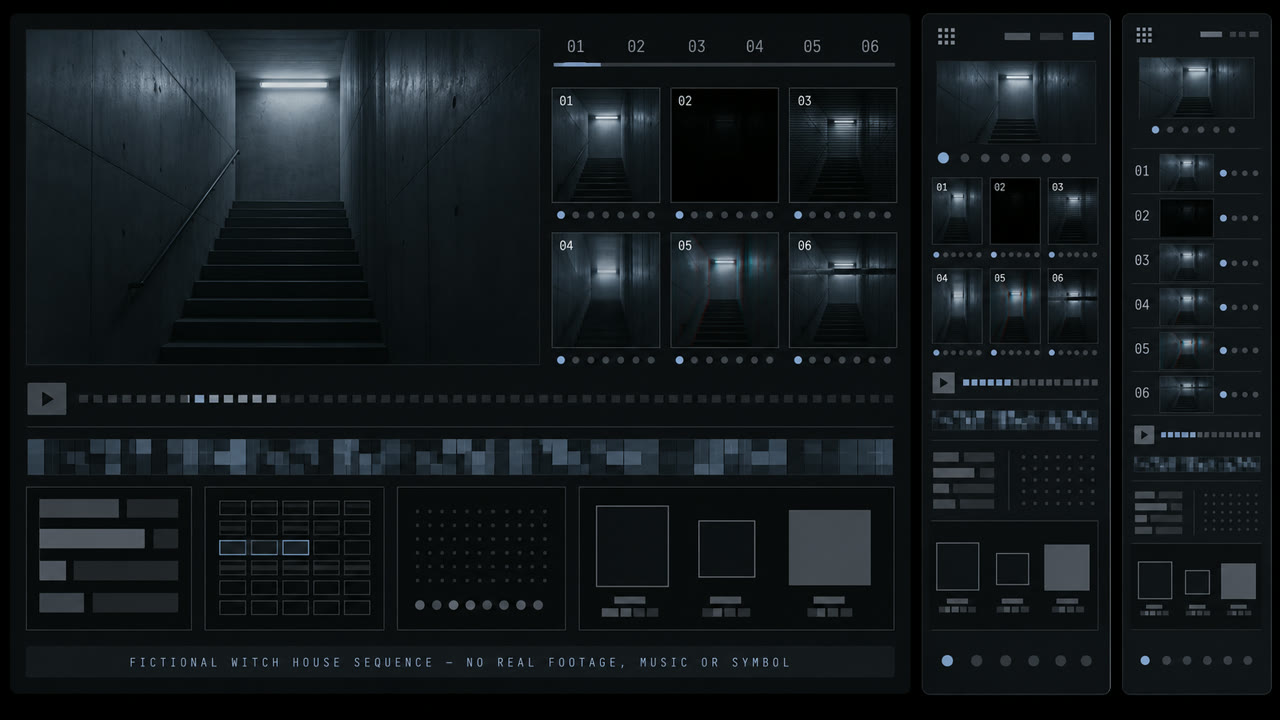 Witch House Graphics — AI生成の解釈イメージ 3