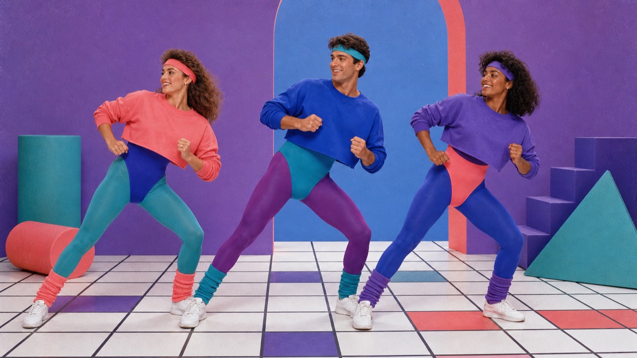 1980s Workout Style — AI-generated interpretation