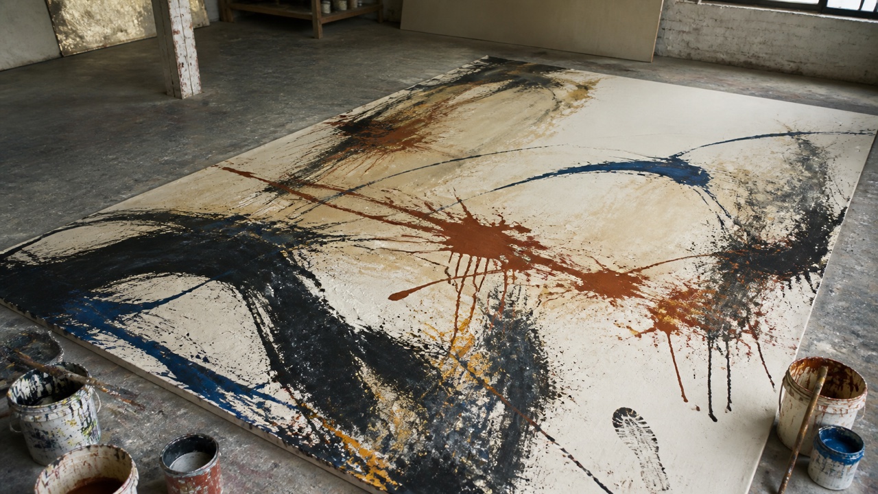 Action Painting — AI-generated interpretation