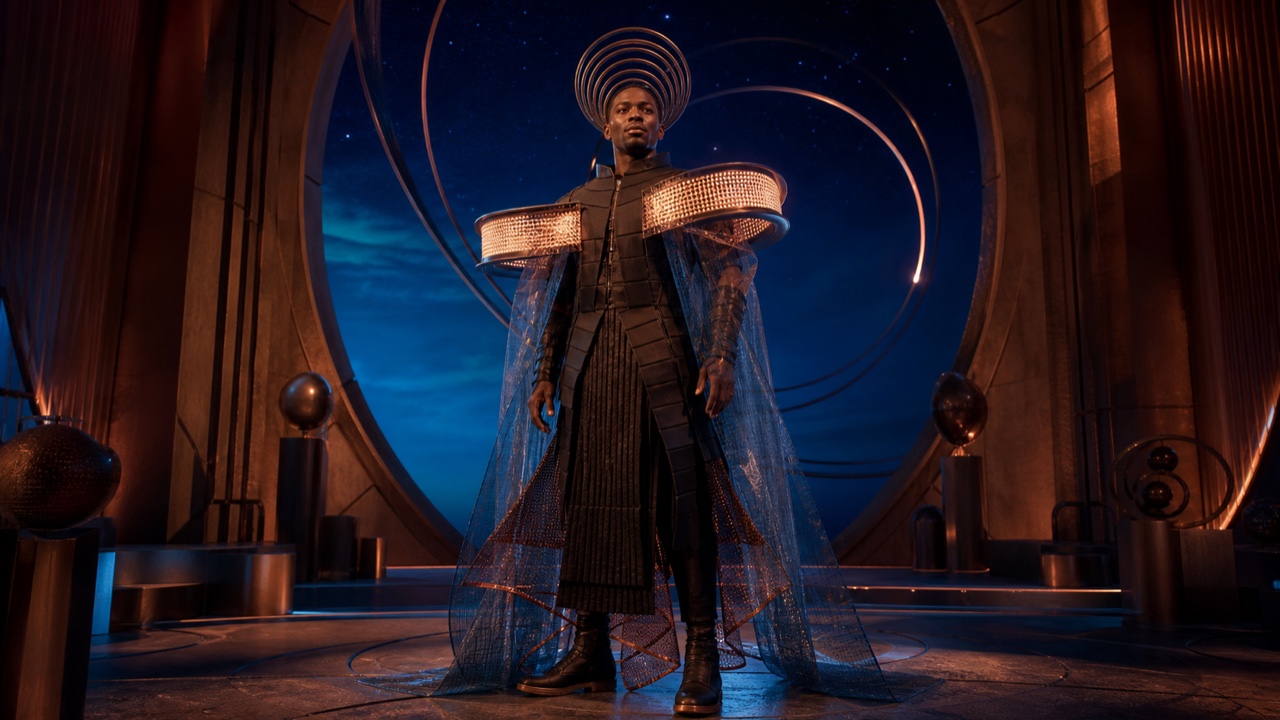 Afrofuturist Fashion — AI interpretation, not a reference