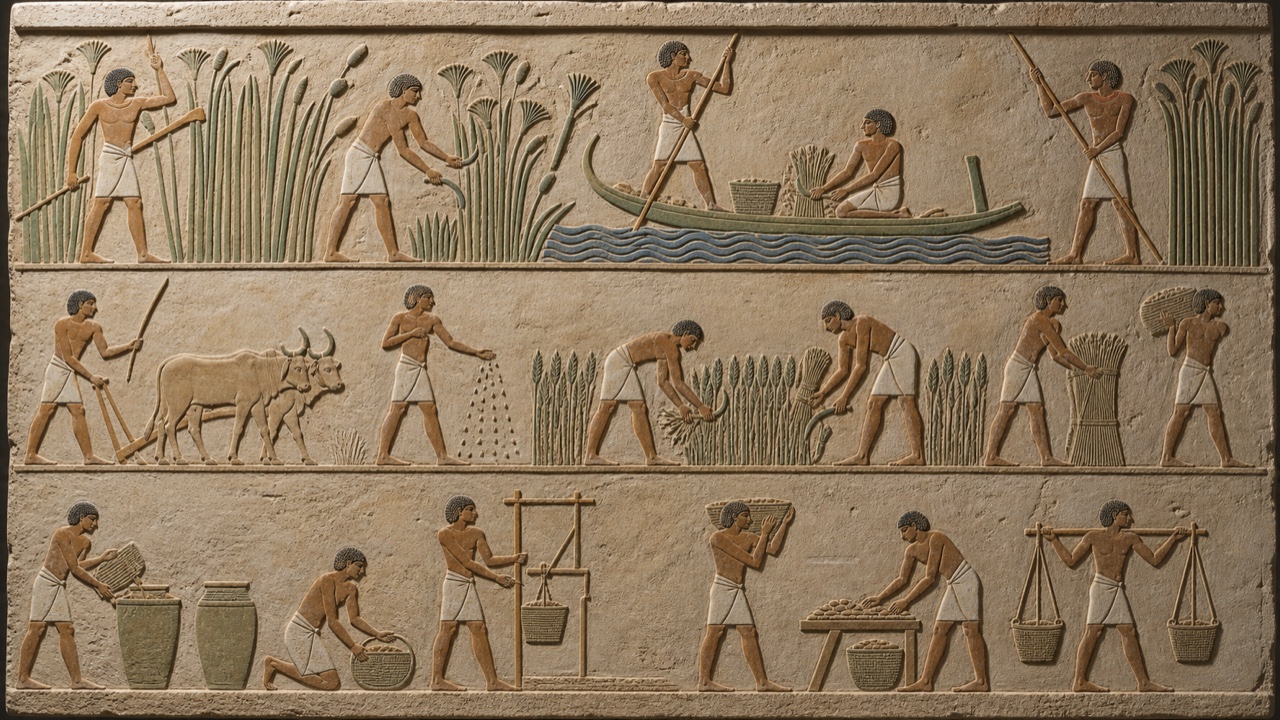 Ancient Egyptian Art — AI interpretation, not a reference