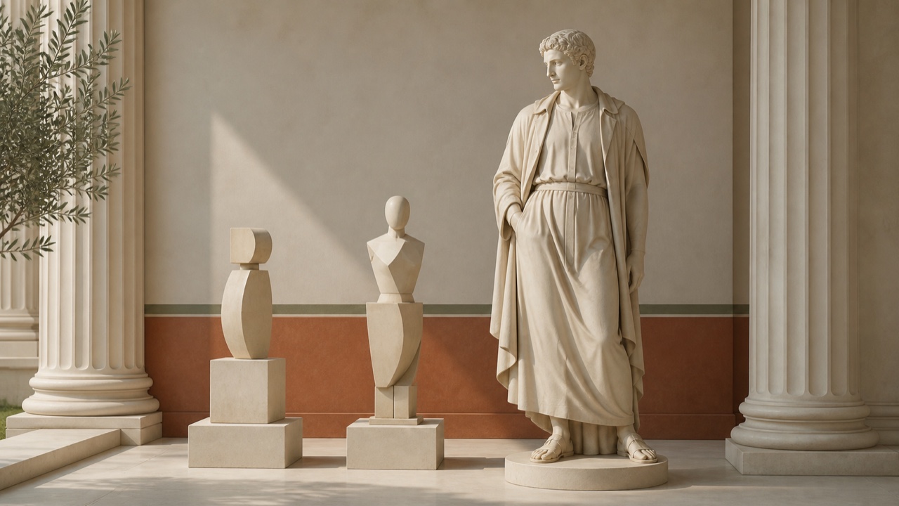 Classical Greek Art — AI interpretation, not a reference