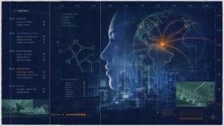 Corporate Cyberspace — AI interpretation