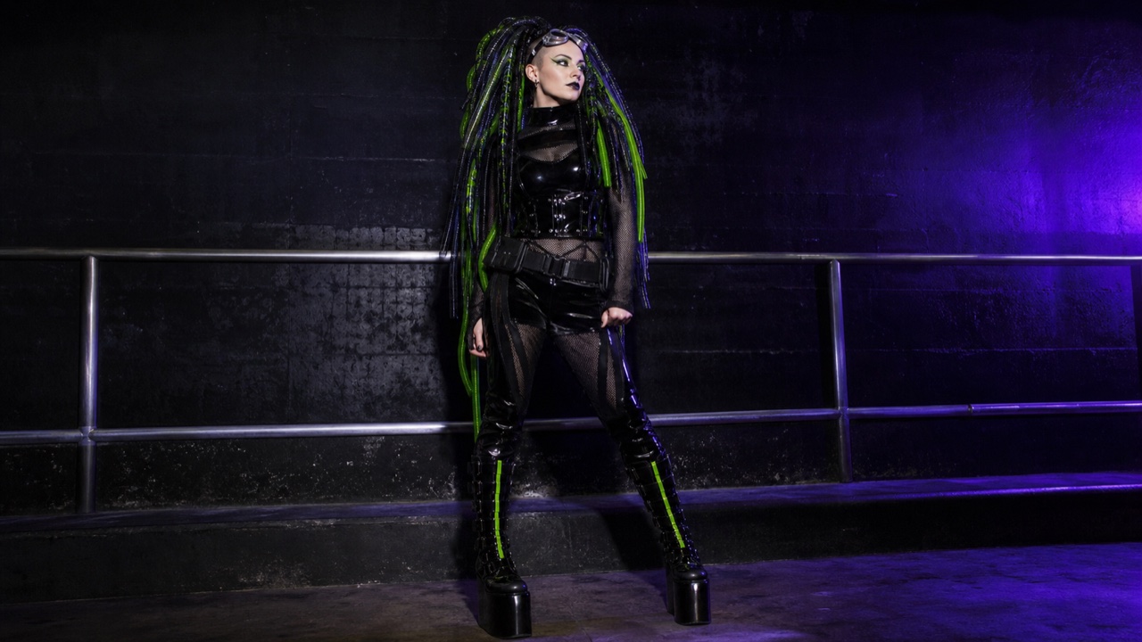 Cybergoth — AI interpretation, not a reference
