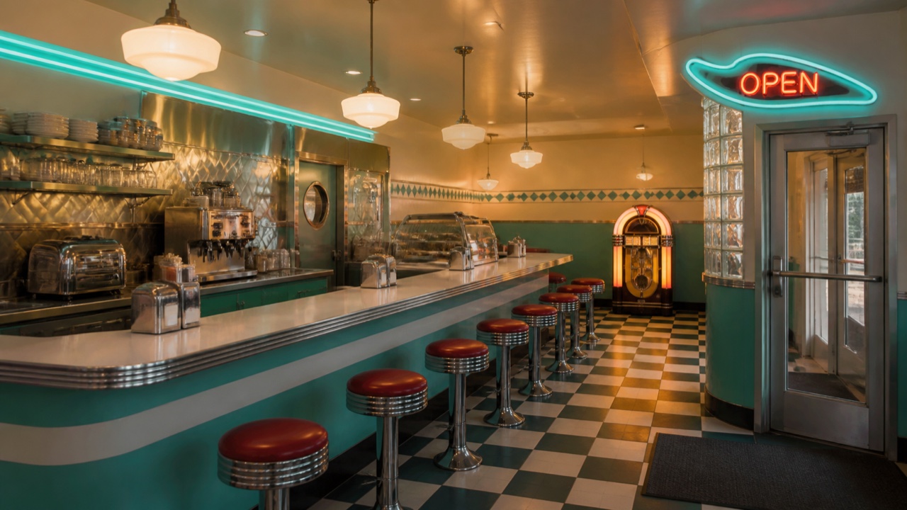 Diner Kitsch — KI-generierte Interpretation