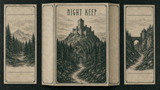 Dungeon Synth Cover Art — AI interpretation