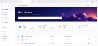 Firefox Photon — AI-generated interpretation