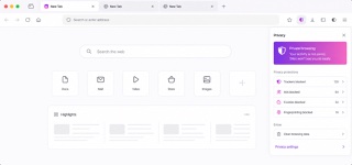 Firefox Proton — AI-generated interpretation