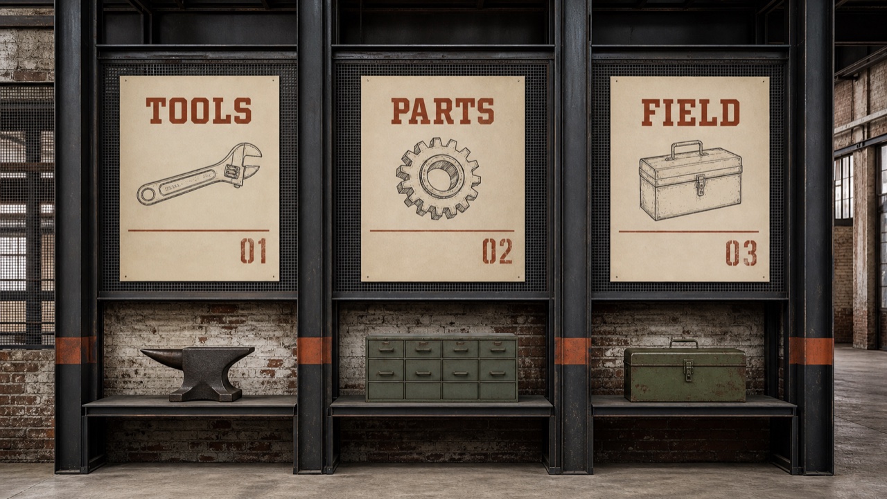 Industrial Americana — AI-generated interpretation