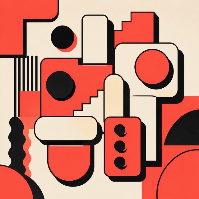 Neubrutalism — interprétation générée par IA