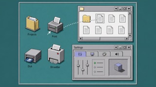 OS/2 Workplace Shell — KI-generierte Interpretation