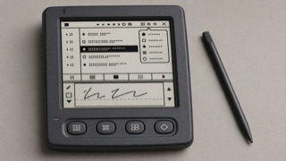 Palm OS Interface — KI-generierte Interpretation