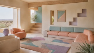 Pastel Southwestern — AI interpretation