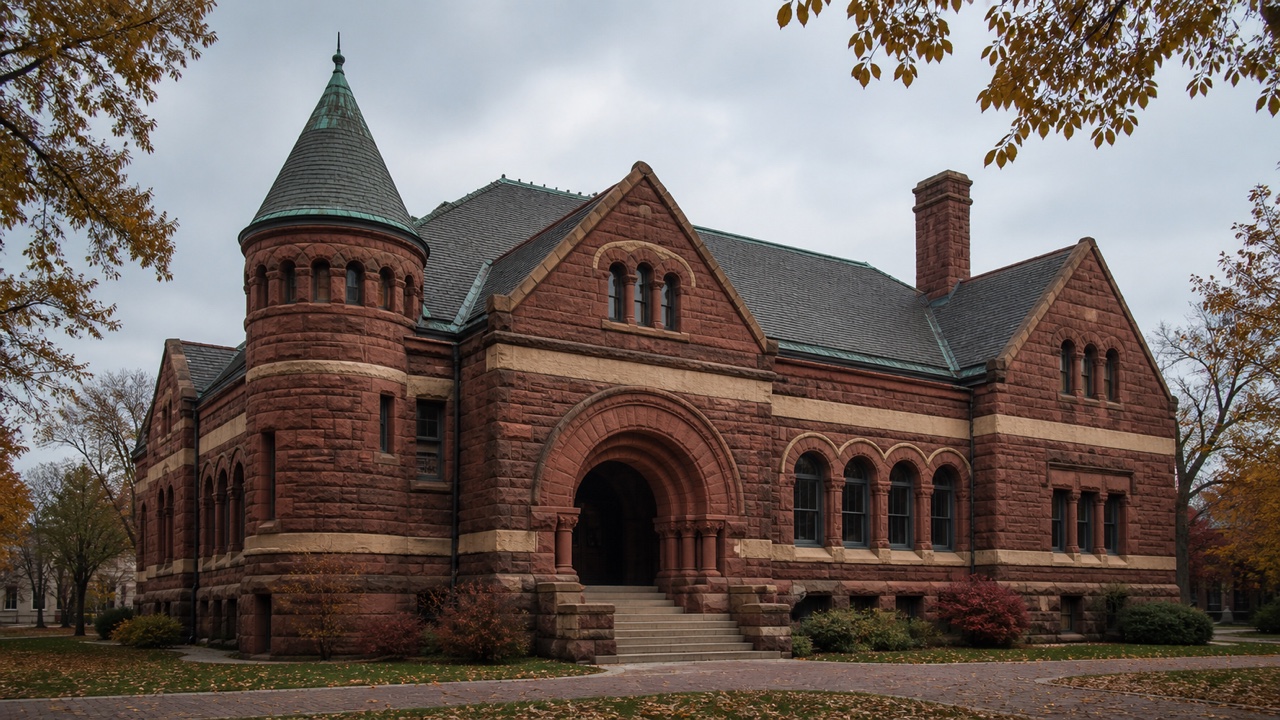 Richardsonian Romanesque — KI-generierte Interpretation