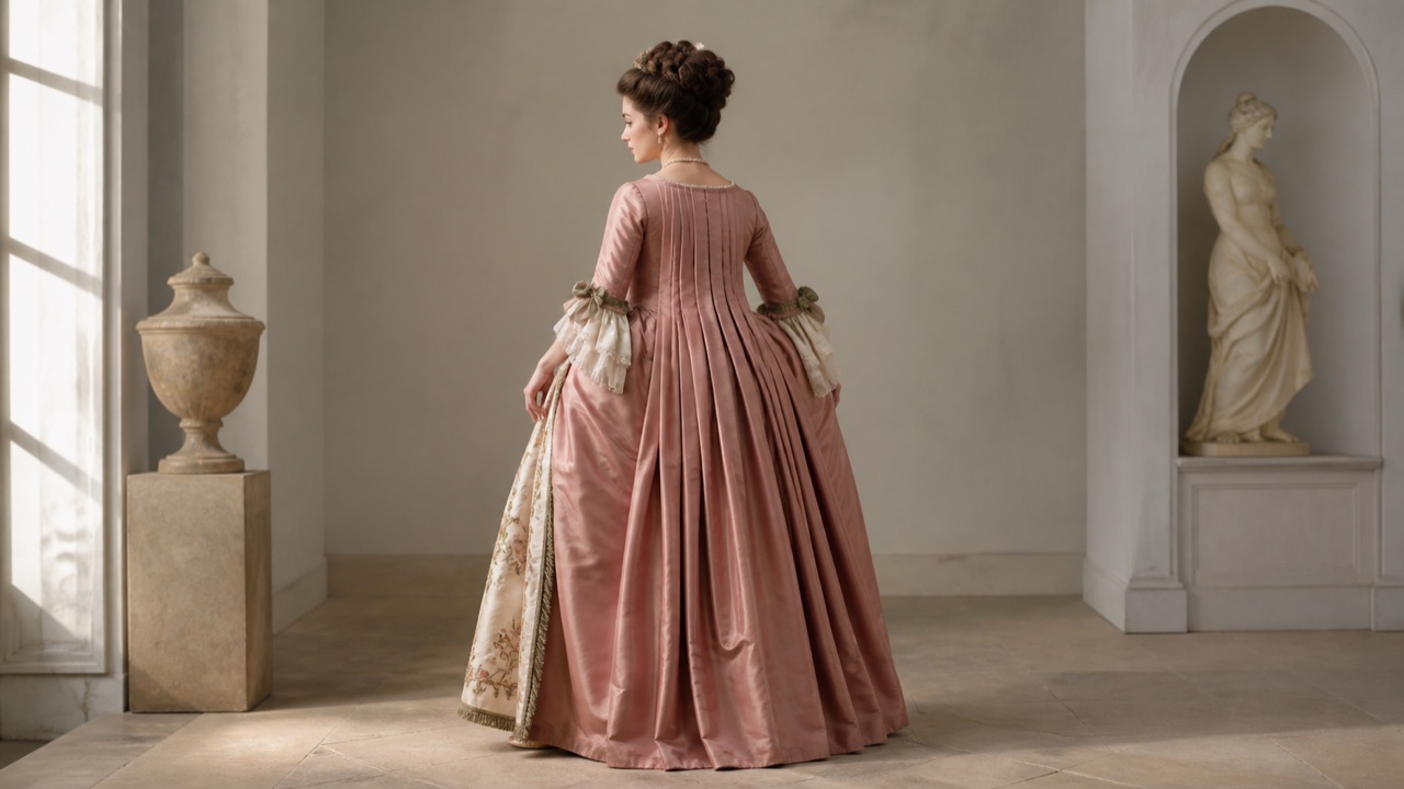 Robe à la Française — AI-generated interpretation