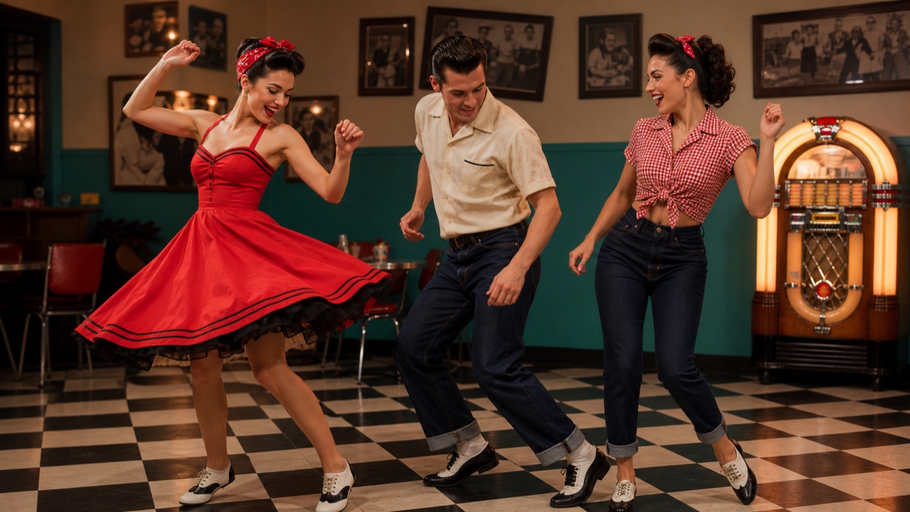 Rockabilly Style — AI interpretation, not a reference