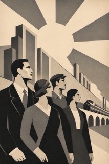 Turkish Republican Poster — AI interpretation