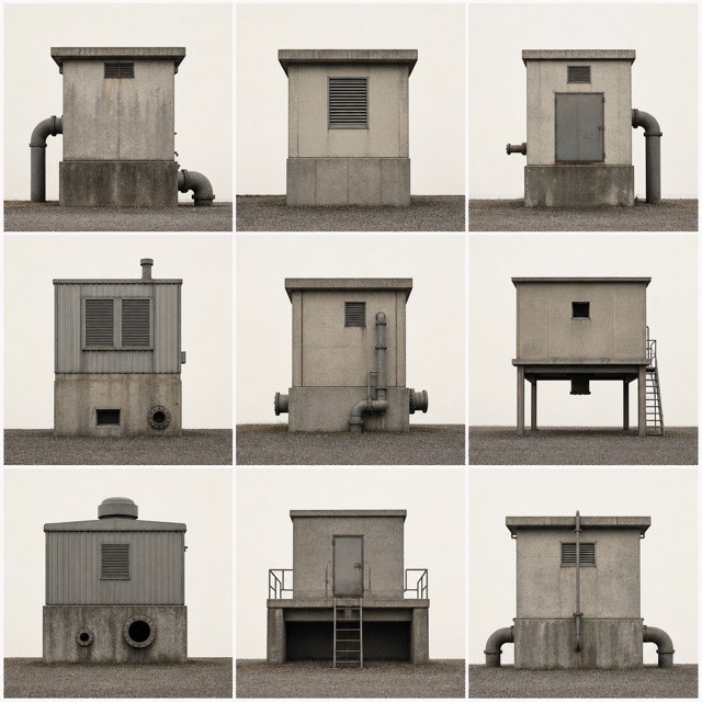 Typology Photography — KI-generierte Interpretation