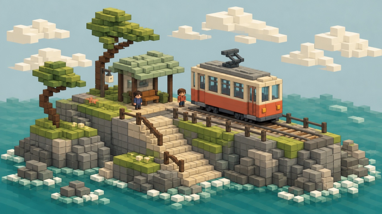 Voxel Art — AI interpretation, not a reference