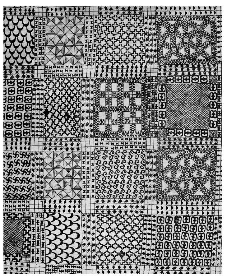 Adinkra — Adinkra cloth — Wikimedia Commons / Public domain