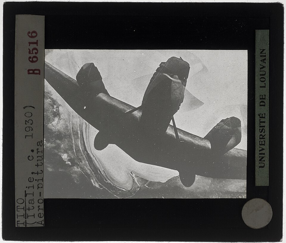 Aeropittura — Aeropittura work by Tato — Wikimedia Commons / Public domain