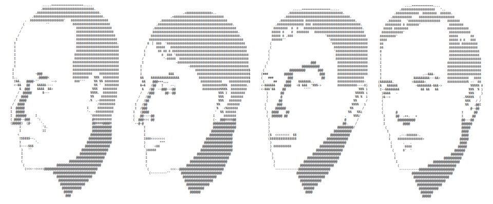 ASCII Art — Image built from ASCII characters (CC BY 3.0) · © Copperwidth