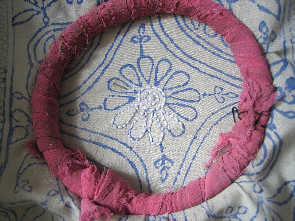 Chikankari — Chikan embroidery, front, Lucknow — photo: Joey Berzowska — Wikimedia Commons / CC BY 2.0