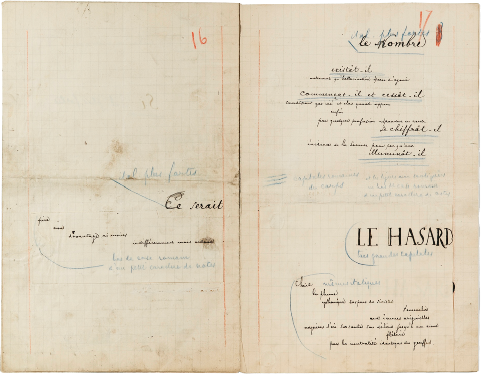 Concrete Poetry — Mallarmé, Un coup de dés jamais n'abolira le hasard, 1897 — Wikimedia Commons / Public domain